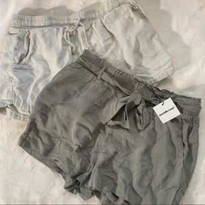 2 Paper Bag Shorts